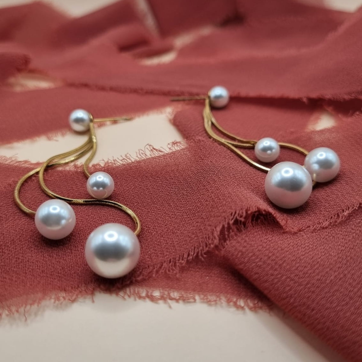 Boucles d'oreilles Rose